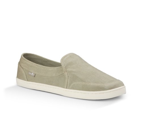 Sanuk Womens Pair O Dice Beige Slip-on Sneakers | FRUZIA917